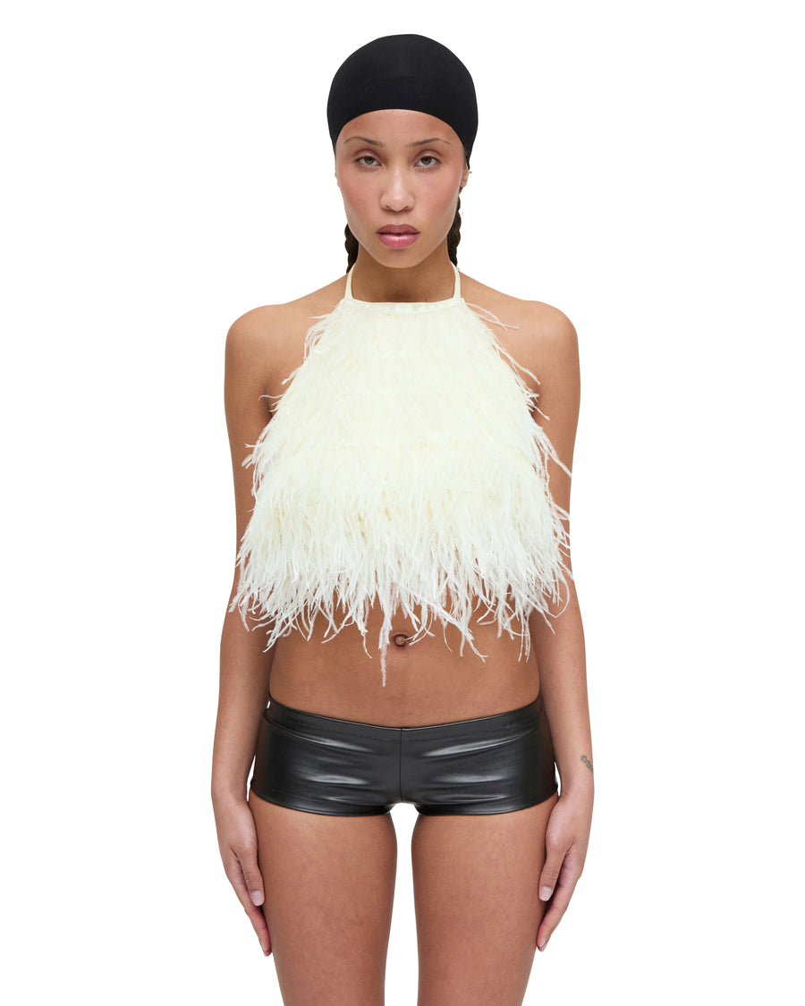 Ostrich Halter Top